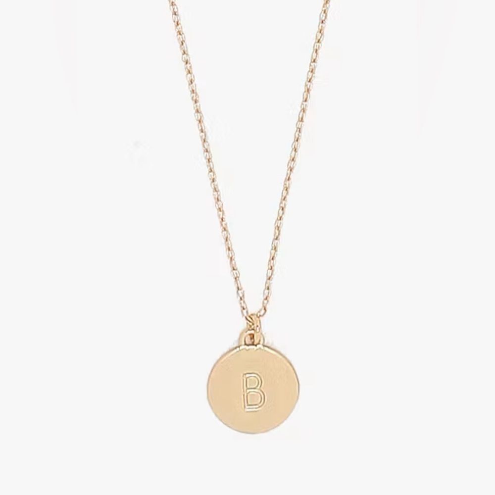 Kate Spade Mini Initial Pendant Necklace, B, NWT